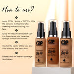 Buy C2P Pro Luminous Silk Liquid Foundation Enriched with Argan Oil & Vitamin E - Medium Tan 11 - Purplle