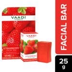 Buy Vaadi Herbals Strawberry Facial Bar with Grapeseed Extract (25 gm) - Purplle