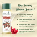 Buy Biotique Berberry Milk Deep Cleanse Hydrating Makeup Remover (120 ml) - Purplle