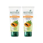 Buy Biotique Papaya Deep Cleanse Face Wash (100 ml X 2) - Purplle