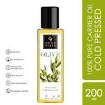Buy Good Vibes Olive 100% Pure Cold Pressed Carrier Oil For Hair & Skin | Hair Repair, Anti-Ageing | No Parabens, No Animal Testing (200 ml) - Purplle