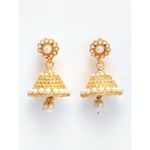 Buy Zeneme Gold-Toned Kundan Choker Necklace Set With Earrings - Purplle