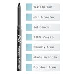Buy AYA Waterproof Liquid Eyeliner, Green + Jet black Waterproof Kohl Kajal Combo of 2 - Purplle
