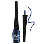 Buy AYA Waterproof Liquid Eyeliner, Blue + Jet black Waterproof Kohl Kajal - Purplle