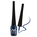 Buy AYA Waterproof Liquid Eyeliner, Blue + Jet black Waterproof Kohl Kajal - Purplle