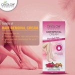 Buy OxyGlow Herbals Rose & Shea Butter Hair Removal Cream 40g, Smooth Skin - Purplle
