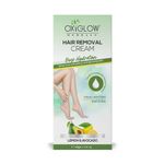 Buy OxyGlow Herbals Lemon & Avocado Hair Removal Cream 40 gm, Smooth Skin - Purplle