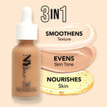 Buy NY Bae 3IN1 Serum Foundation - Cool Mocha 08 (30 ml) | Infused with Primer | Moisturising I Glowing Korean Skin I Celeb Glow | Dewy Makeup | Evens Skin Tone | Ultra Glow - Purplle