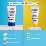 Buy DERMDOC by Purplle UVA & UVB Broad Spectrum Sun Protection Gel Cream with SPF 50 & PA+++ | tan removal cream | sun damage | sunscreen for dry skin | water & sweat resistant sunscreen 50 - Purplle