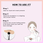 Buy Cuffs N Lashes Makeup Brushes, E011 Small Eye Shadow Blending Brush - 1 pc - Purplle