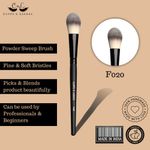 Buy Cuffs N Lashes Makeup Brushes, F020 Powder Sweep Brush - Purplle