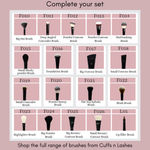 Buy Cuffs N Lashes Makeup Brushes, F025 Big Bronzer/Contour Brush - Purplle