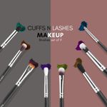 Buy Cuffs N Lashes X Shystyles, Makeup Brushes, Set of 9 - Purplle