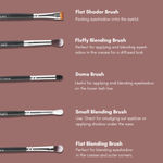 Buy Cuffs N Lashes X Shystyles, Makeup Brushes, Set of 9 - Purplle