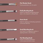 Buy Cuffs N Lashes X Shystyles, Makeup Brushes, Set of 9 - Purplle