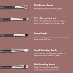 Buy Cuffs N Lashes X Shystyles, Makeup Brushes, Set of 9 - Purplle