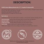 Buy Cuffs N Lashes X Shystyles, Makeup Brushes, Set of 9 - Purplle