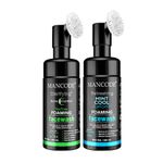 Buy Mancode Clarifying Acne Control Tea Tree & Refreshing Mint Cool Foaming Facewash (With Bult-in Brush),150ml Each (Pack of 2) - Purplle
