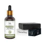 Buy Combo of 2- Salicylic Acid Face Serum 30ml + Charcoal Soap 100gm - Purplle