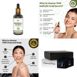 Buy Combo of 2- Salicylic Acid Face Serum 30ml + Charcoal Soap 100gm - Purplle