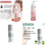 Buy Combo of 2- Under Arm Roll On 50ml + Mix Fruit Body Wash 200ml - Purplle