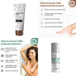 Buy Combo of 2- Under Arm Roll On 50ml + Hand And Foot Cream 50gm - Purplle
