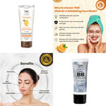 Buy Combo of 2- BB Cream 30gm + Vitamin C Exfoliating Face Wash 100ml - Purplle