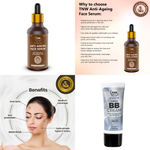 Buy Combo of 2- BB Cream 30gm + Anti Aging Face Serum30ml - Purplle