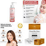 Buy Combo of 2- Mix Fruit Body Wash 200ml + Potato Rice Soap 100gm - Purplle