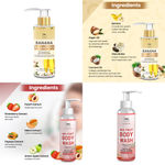 Buy Combo of 2- Mix Fruit Body Wash 200ml + Banana Shampoo 200ml - Purplle
