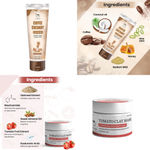 Buy Combo of 2- Tomato Clay Mask 50gm + Coffee Coconut Scrub - Purplle