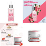 Buy Combo of 2- Tomato Clay Mask 50gm + Rose Water Spray Bottle 200ml - Purplle