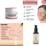 Buy Combo of 2- Tomato Clay Mask 50gm + Vitamin C Face Serum 30ml - Purplle