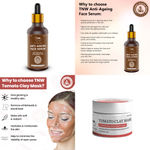 Buy Combo of 2- Tomato Clay Mask 50gm + Anti Aging Face Serum30ml - Purplle