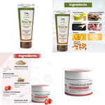 Buy Combo of 2- Tomato Clay Mask 50gm + Green Tea Face Wash 100ml - Purplle