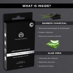 Buy The Man Company Charcoal Nose Strips with Aloevera Extract | Blackhead, Whitehead Remover | Pores Cleanser | Dirt Free | Improves Skin Texture ( 4 Strips) - Purplle