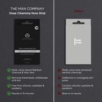 Buy The Man Company Charcoal Nose Strips with Aloevera Extract | Blackhead, Whitehead Remover | Pores Cleanser | Dirt Free | Improves Skin Texture ( 4 Strips) - Purplle