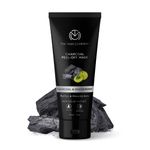Buy The Man Company Activated Charcoal Peel Off Mask | Remove Blackheads, Dead Skin | Face Pack For Men | Paraben & Sulphate Free | 100gm - Purplle