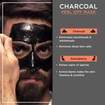 Buy The Man Company Activated Charcoal Peel Off Mask | Remove Blackheads, Dead Skin | Face Pack For Men | Paraben & Sulphate Free | 100gm - Purplle