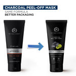Buy The Man Company Activated Charcoal Peel Off Mask | Remove Blackheads, Dead Skin | Face Pack For Men | Paraben & Sulphate Free | 100gm - Purplle