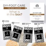 Buy The Man Company Pedicure kit | 4 Step - Foot Care at Home | Antiseptic Foot Soak 8ml, Foot Massage Scrub 9gm,Foot Massage Cream 9gm, Foot Softening Mask 8gm - Purplle