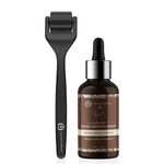 Buy The Man Company Beard Booster Duo | Derma Roller + Caffeine Beard Growth Serum | Activates Hair Follicles | Accelerates Beard Growth, Fuller & Thicker Beard | Improves Patchy Beard - Purplle