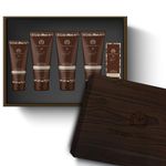 Buy The Man Company Complete Caffeine Face Care Kit for Men | Face Scrub, Face Wash, Face Pack, Face Serum & Face Cream | Aloe Vera, Hyaluronic Acid | Tan Removal, Deep Cleanser, Sun Protection | Soft, Supple Skin Care Gift Set of 5 - Purplle