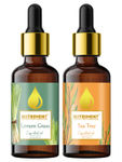 Buy Nutriment Tea Tree & Lemon Grass Essential Oil, 15ml Each (Pack of 2) - Purplle