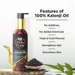 Buy Bajaj 100% Pure Kalonji Oil ( Blackseed Oil) | Virgin & Cold Pressed |Strengthens Hair & Smoothens Skin (200 ml) - Purplle