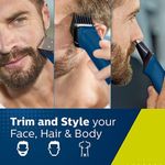 Buy Philips Multi Grooming Kit MG7707/15, 12-in-1, Face, Head and Body - All-in-one Trimmer. Power adapt technology for precise trimming, 90 Mins Run Time with Quick Charge - Purplle