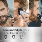 Buy Philips Multi Grooming Kit MG7715/65, 13-in-1, Face, Head and Body - All-in-one Trimmer. Power adapt technology for precise trimming, 120 Mins Run Time with Quick Charge - Purplle