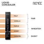 Buy RENEE Face Base Liquid Concealer Honey, Enriched With Jojoba, Weightless, Long-lasting, Full Coverage Finish with Easy Blend Formula, 5 ml - Purplle