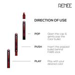Buy RENEE Fab Bullet Lipstick L 14 Mojo Mauve, Long Lasting, Matte Finish, Non Drying Formula with Intense Color Payoff, Compact & Easy to Use, 1.5 gm - Purplle