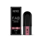 Buy RENEE Fab Bullet Lipstick L 14 Mojo Mauve, Long Lasting, Matte Finish, Non Drying Formula with Intense Color Payoff, Compact & Easy to Use, 1.5 gm - Purplle